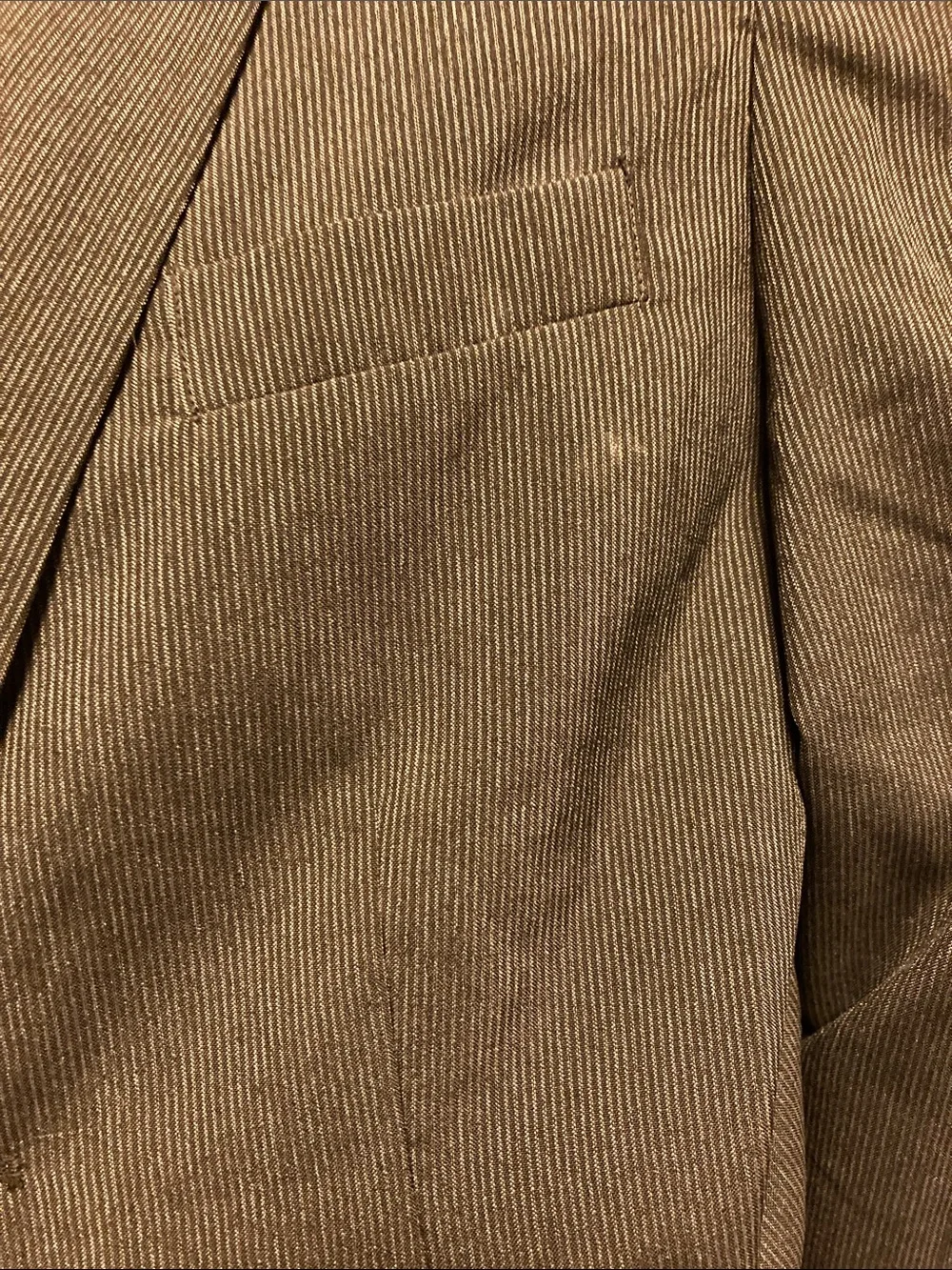 Van Heusen Boys Charcoal Pinstriped Gray Two-Piece Dress Suit